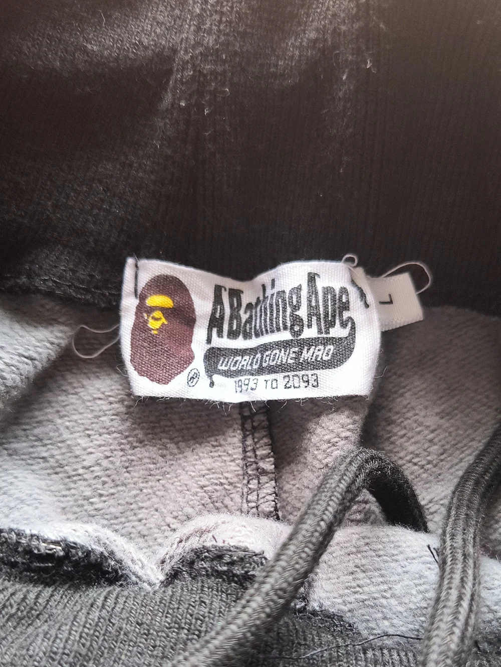 Bape Black & White Camo Logo Shorts - Picture 4 of 5